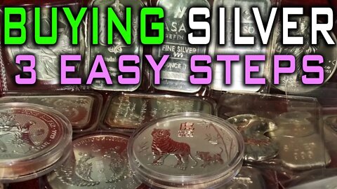 Buying SILVER Online! 3 EASY Steps!