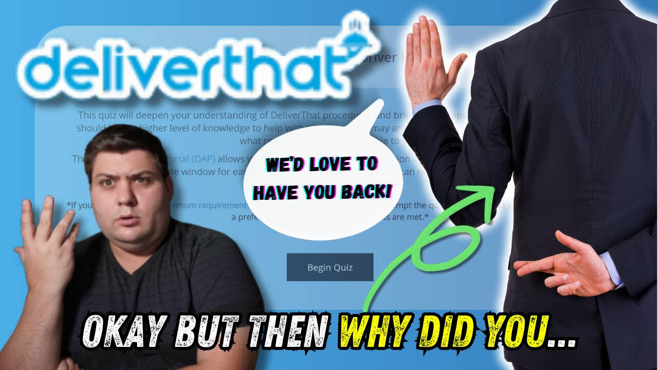 DeliverThat Bait and Switched Me!! Here's What Happened...