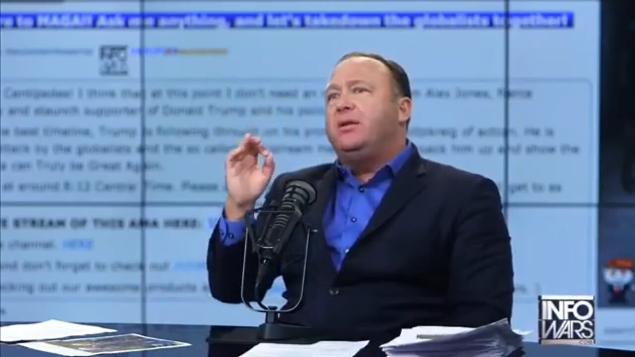 'ALEX JONES REVEALS JOE ROGAN WAS THREATENED' - InfoWars - 2017