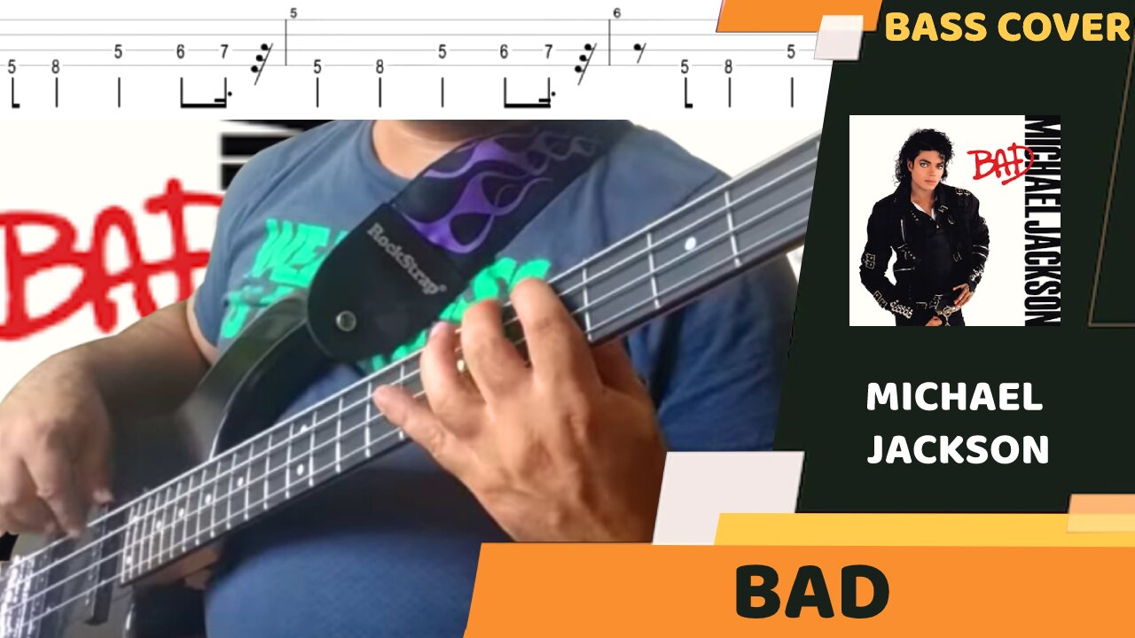 Michael Jackson - Bad - Bass Cover & Tabs