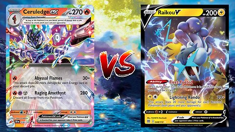 Pokemon TCG Live Ceruledge EX Rotom VSTAR VS Raikou V Iron Hands EX!!