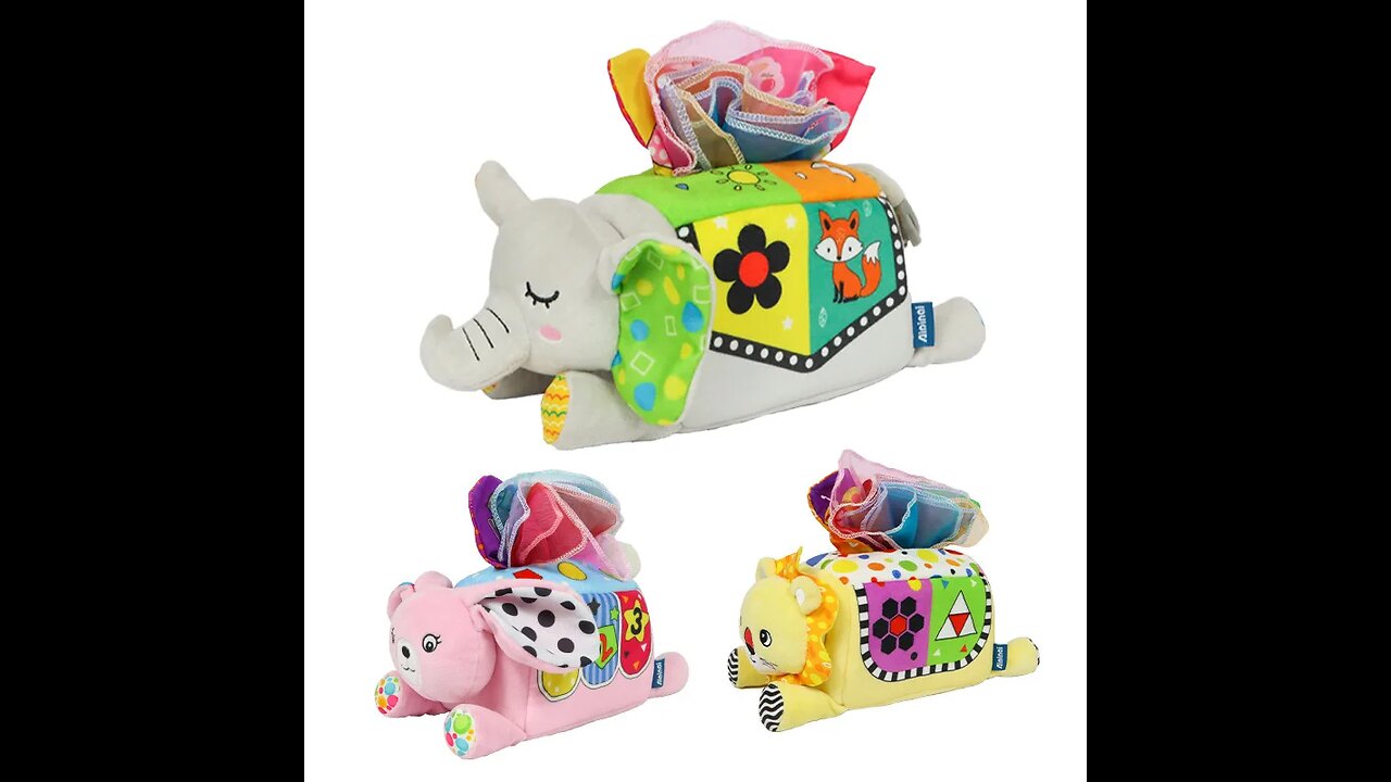 ANNUAL SALE! Baby Magic Tissue Box Toy Toddlers Sensory Toy