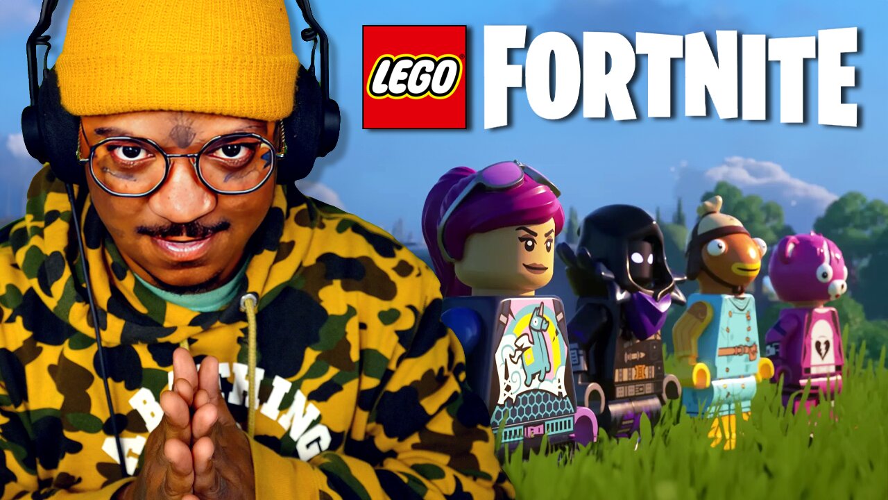 Playing LEGO x FORTNITE for the first time...