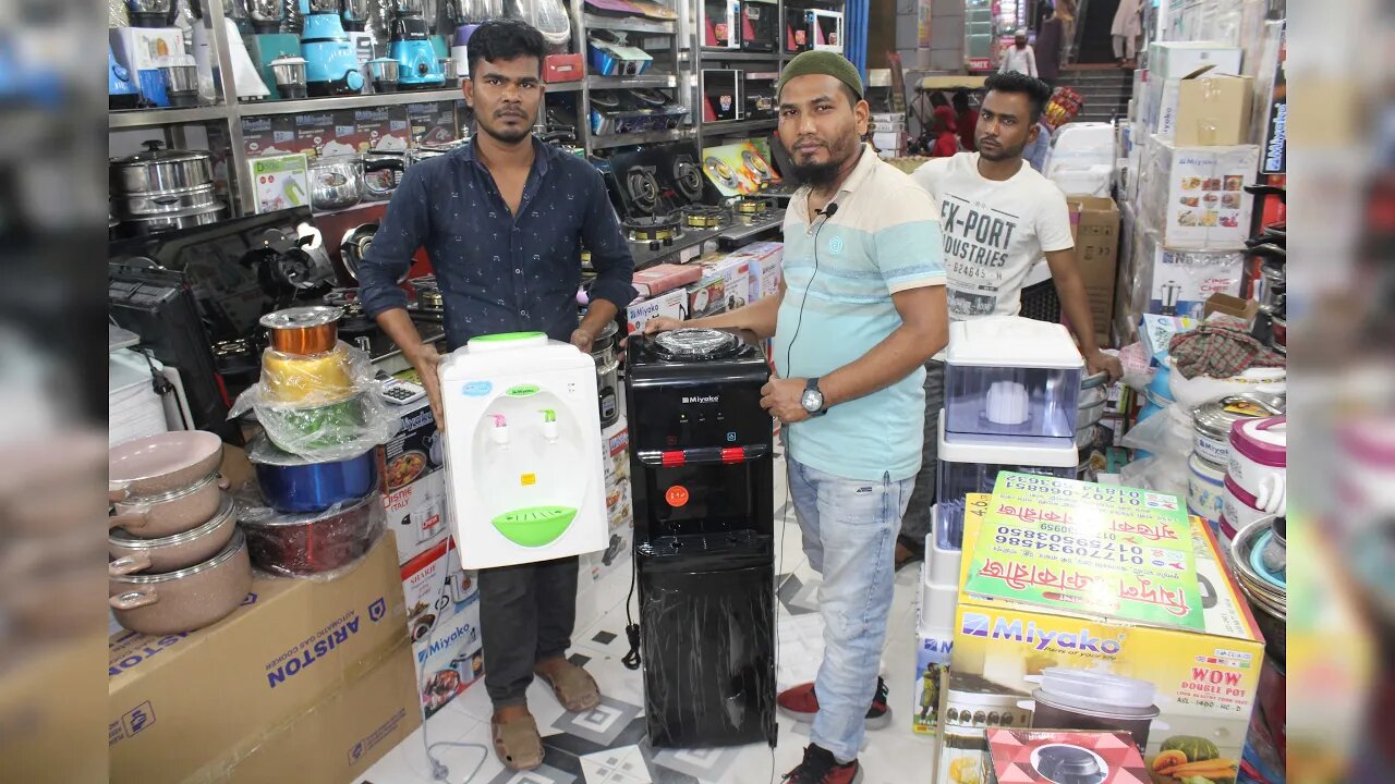 স্মার্ট ইলেকট্রিক Water Dispenser কালেকশন, আর ঠান্ডা গরম পানি পাবেন সবসময়। Hot and Cold Water