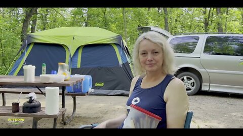 Camping at the Spirit Sands, Spruce Woods ￼#camping #SpiritSands #SpruceWoods