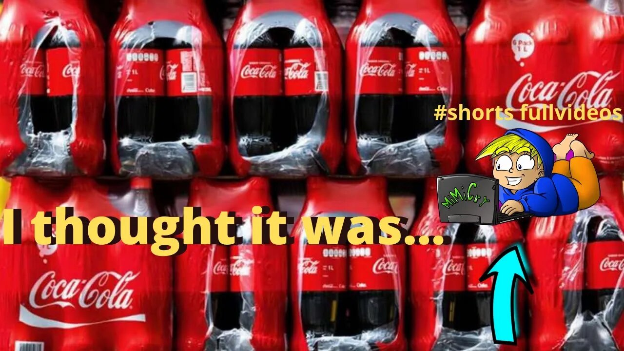 #shorts satisfying,#shortsvideos, ​#asmr I thought it was coke in the bag to drink with a straw...