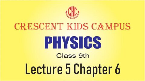 Physics 9th Ch 6 Lecture 5