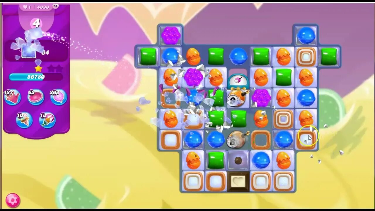 Candy Crush Level 4090 Talkthrough, 10 Moves 0 Boosters
