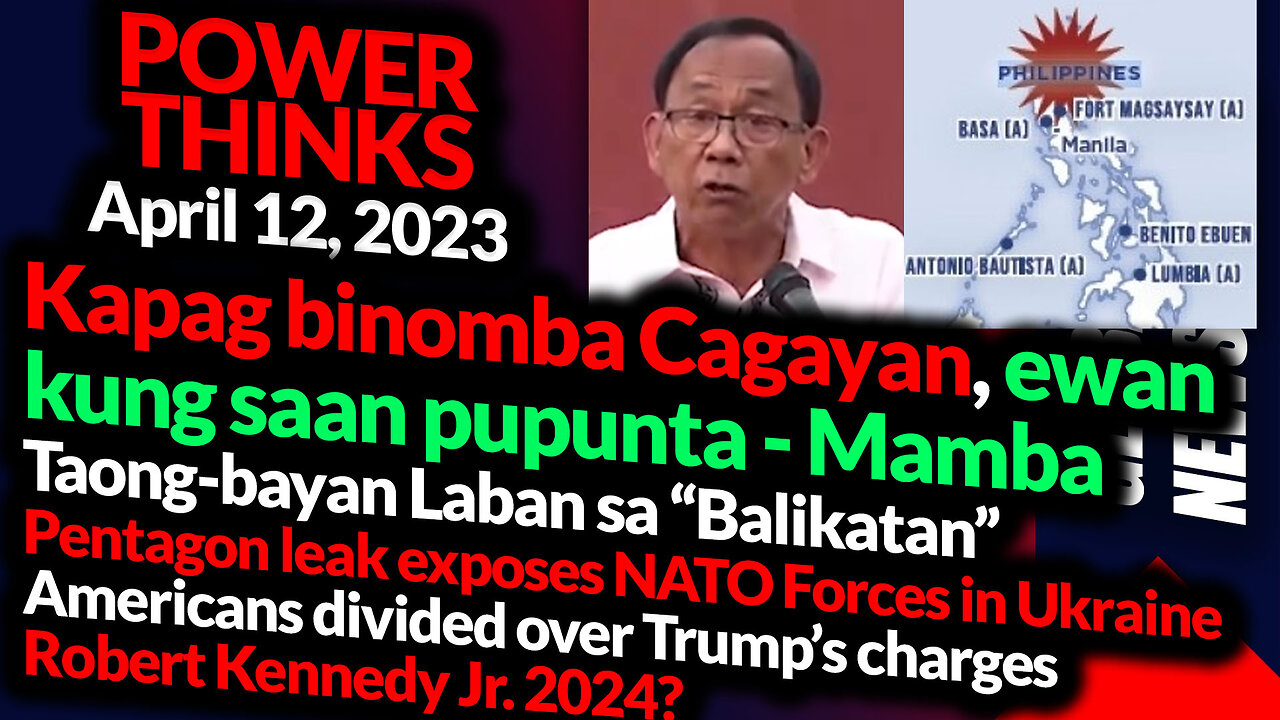 Gov. Mamba VS EDCA ; Protesta Laban sa "Balikatan" Live Fire - GTNR with Ka Mentong & Ka Ado