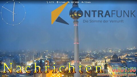 Kontrafunk Nachrichten Radio 03.April 2024 - 06:00 Uhr #news, #FreeAssange, #ampelruecktritt