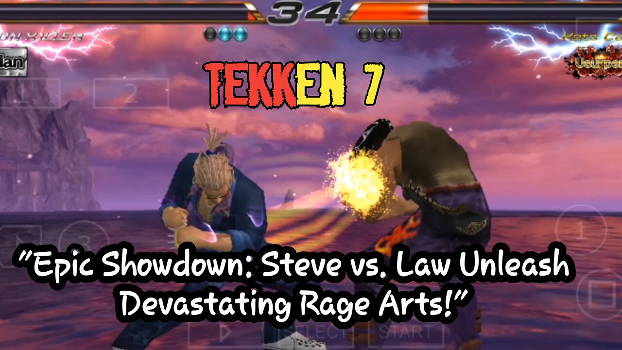 Steve vs. Law: The Ultimate Clash of Rage Arts!
