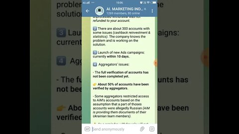 When will Withdrawal in Aimarketing Start? #aimarketing