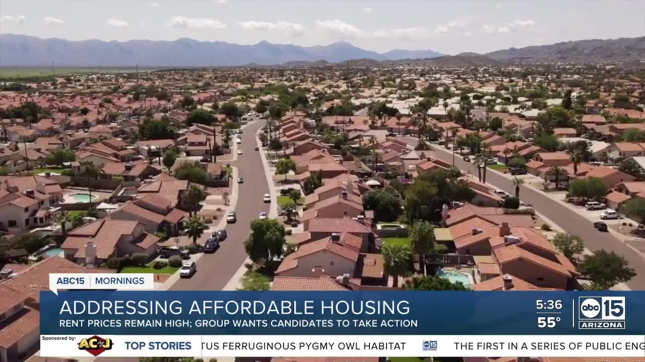 Rent prices remain high: Group asks candidates to take action