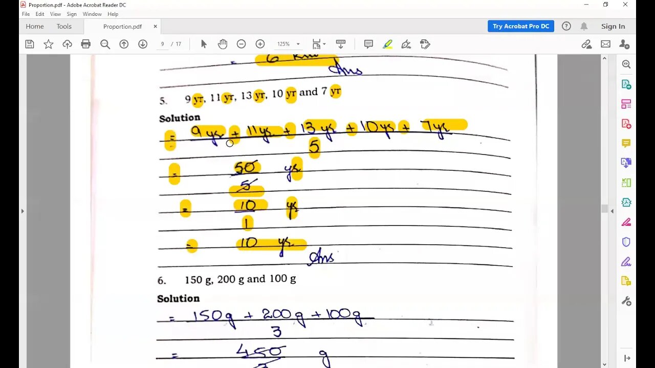 Math A Class IV 7 Jan 2021