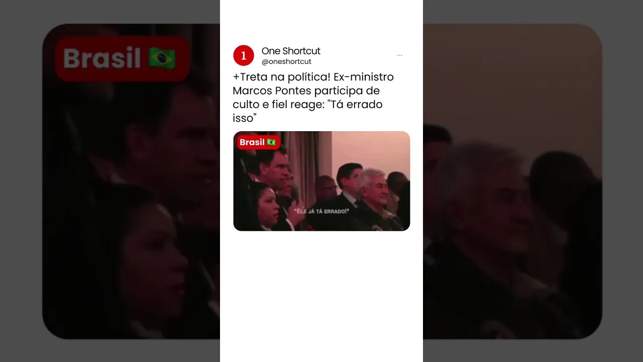 Fiel xinga Marcos Pontes por pedir votos em igreja #lula2022 #bolsonaro #bolsonaro2022 #lula2022