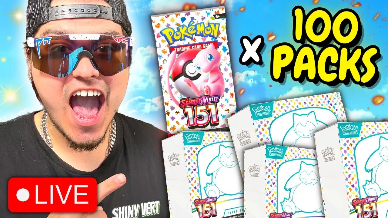 Opening 100 PACKS Of Pokémon 151!