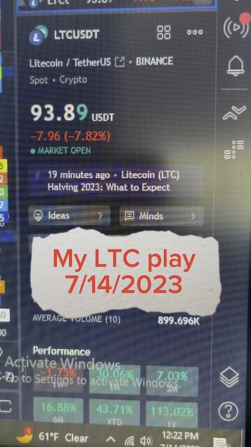 July 14, 2023 - My #LTC play