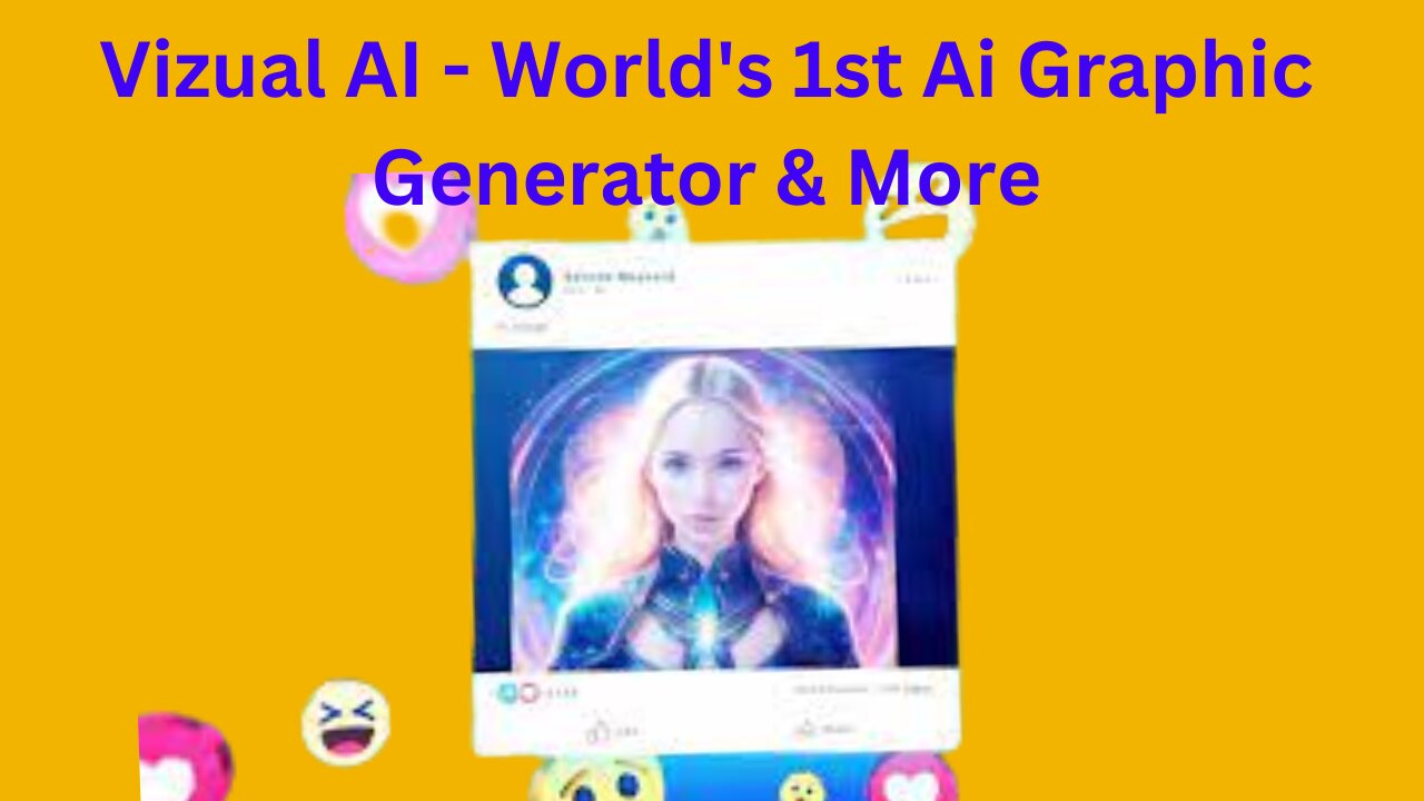 VizualAI - World's 1st Ai Graphic Generator & More