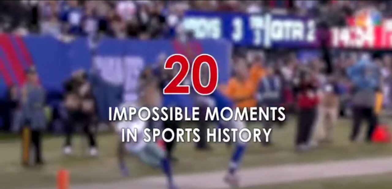 TOP 20 IMPOSSIBLE MOMENTS IN SPORTS HISTORY |TOP VIDEOS|