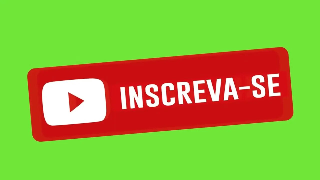 Chroma key botão inscreva-se green screen