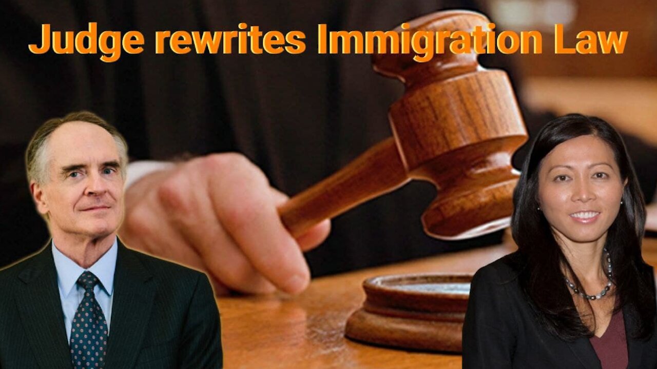 Jared Taylor || Judge rewrites Immigration Law