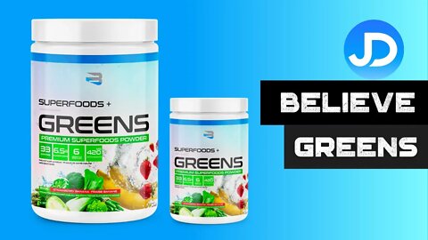 Believe Superfoods + Greens Strawberry Banana review