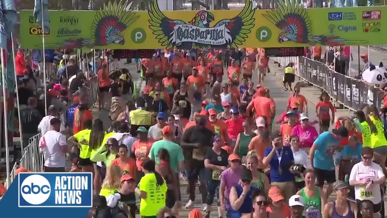 3:25 – 3:30 Saturday | Publix Gasparilla Distance Classic Finish Line