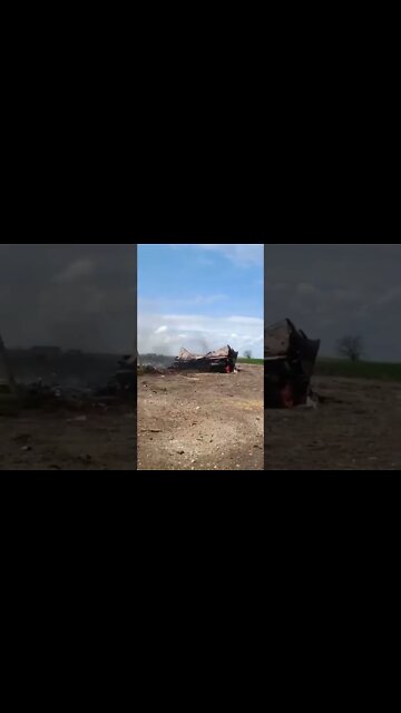 Kharkiv - Russian in Trench During Artillery Strike