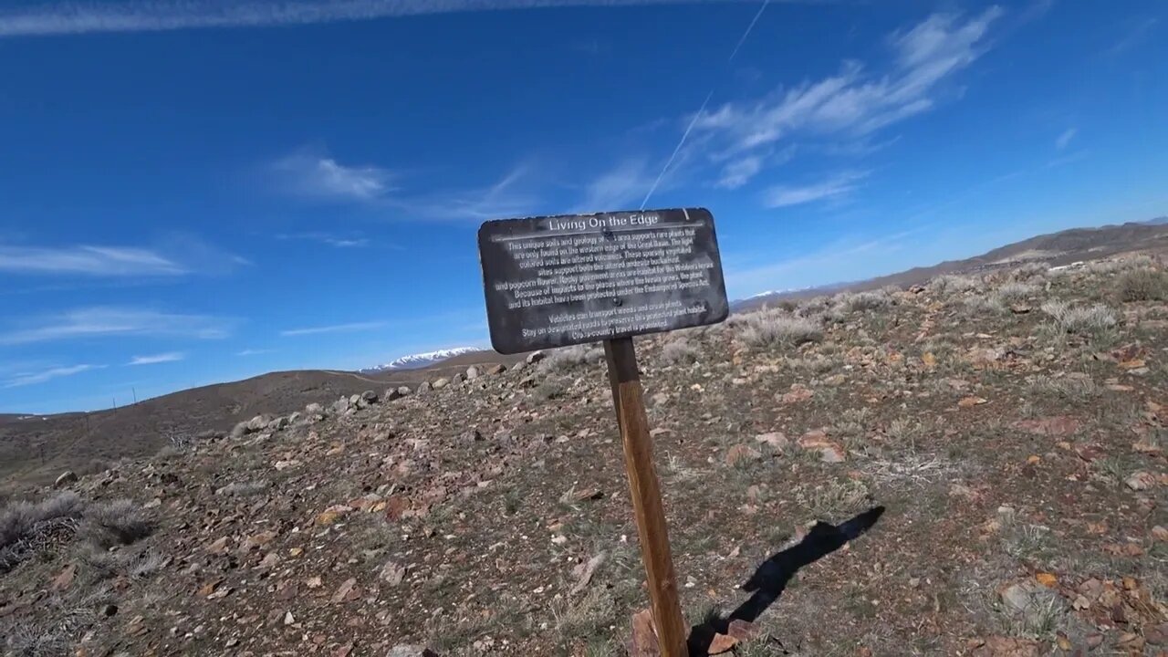 hiking From Protective Plant place in peavine park to overlook up the hill from trail head