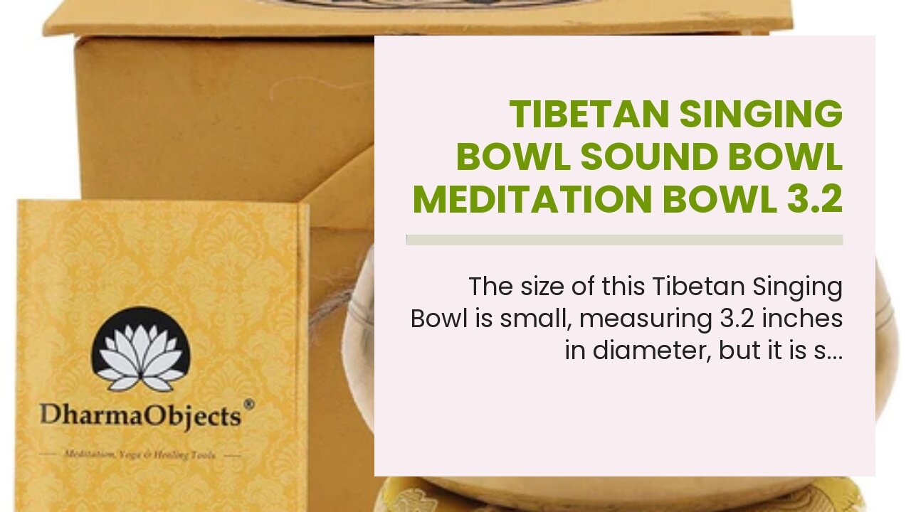 Tibetan Singing Bowl Sound Bowl Meditation Bowl 3.2 Inch, Moukey Zen Yoga Bowl Set With Wooden...