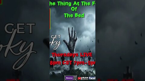 THE THING AT THE FOOT OF THE BED is LIVE 2NITE WITH A HALLOWEEN PARTY AT 7PM EST COME JOIN THE FUN!