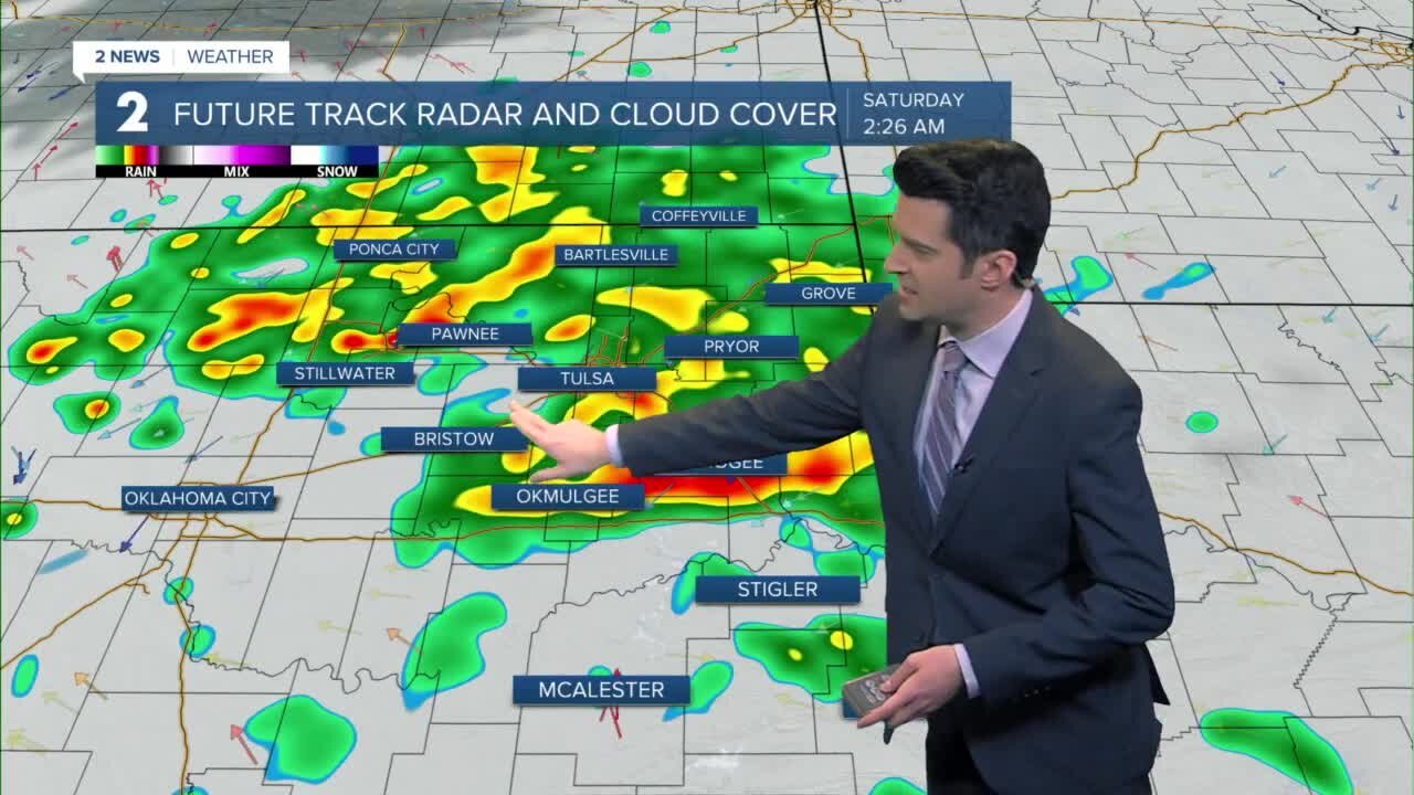 Rain set to move in tonight and Saturday