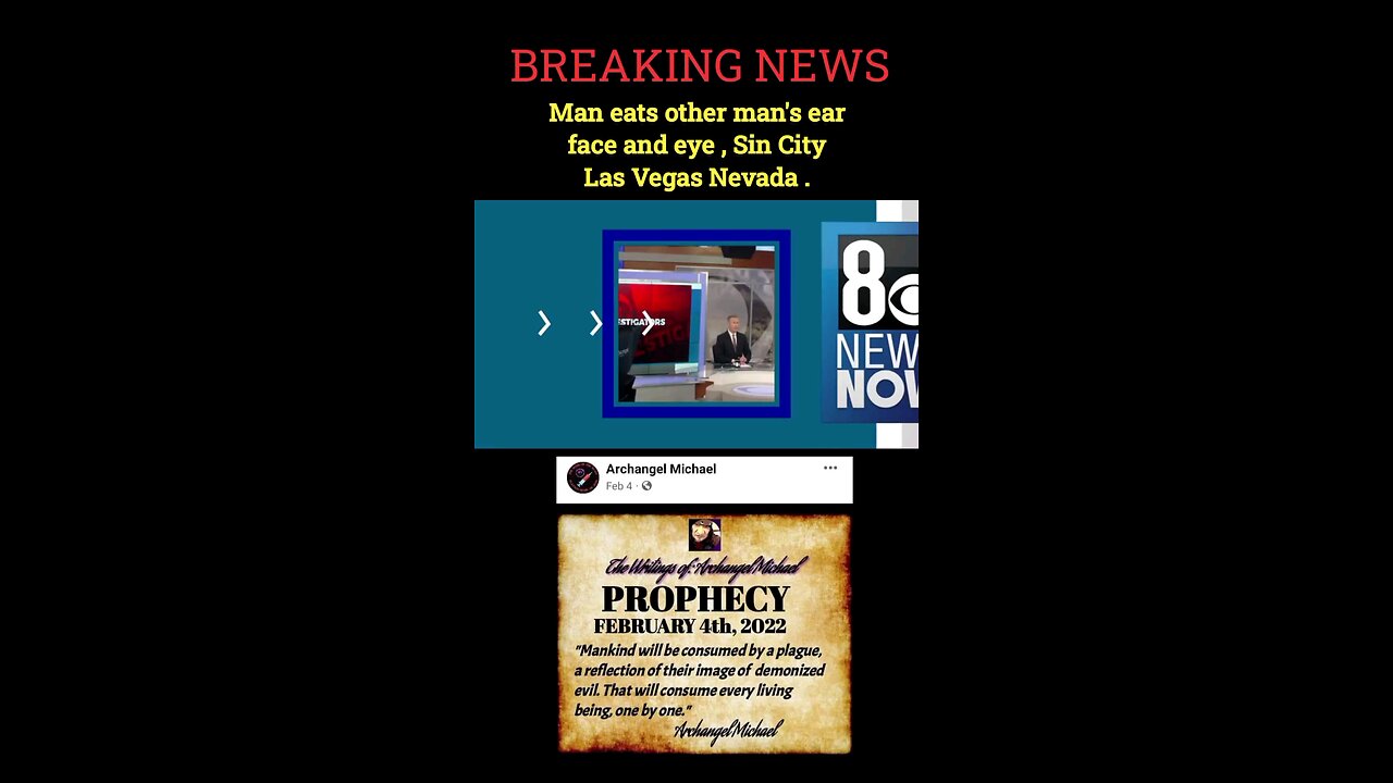 BREAKING NEWS Sin City Las Vegas Nevada . Man shoes on face I and ear of another man ....