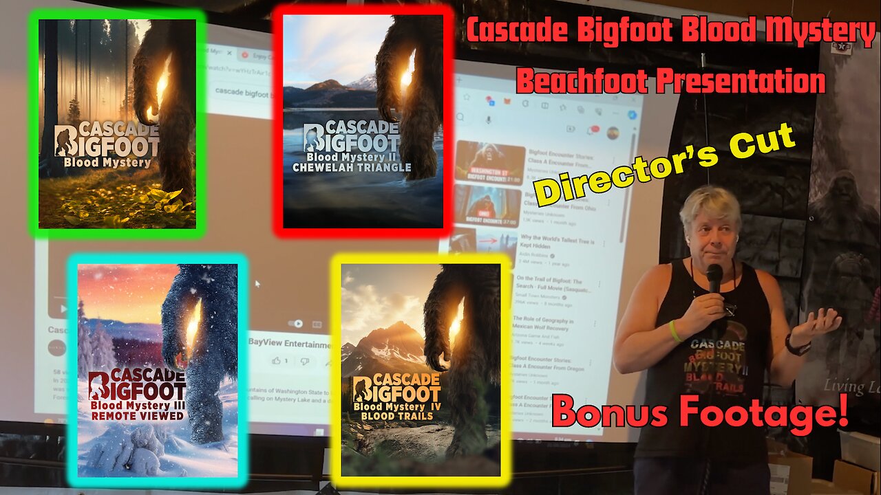 Cascade Bigfoot Blood Mystery Presentation At Beachfoot 2024 Directors' Cut