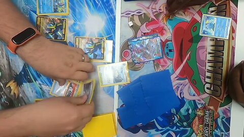Inteleon VMAX vs Vikavolt V/Inteleon at @PocketSloths | Pokemon TCG