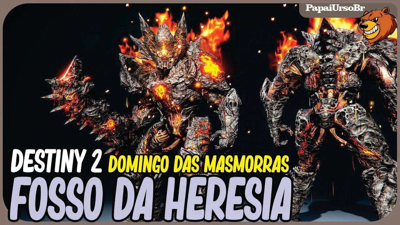 DESTINY 2 │ FOSSO DA HERESIA DOMINGO DAS MASMORRAS