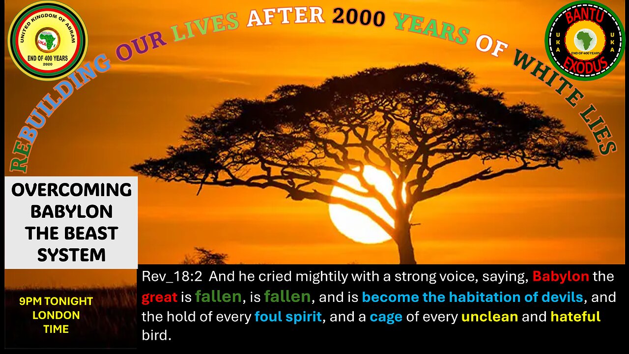 AFRICA IS THE HOLY LAND || OVERCOMING BABYLON THE BEAST SYSTEM