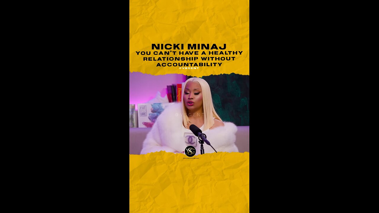 @nickiminaj You can’t have a healthy relationship without accountability