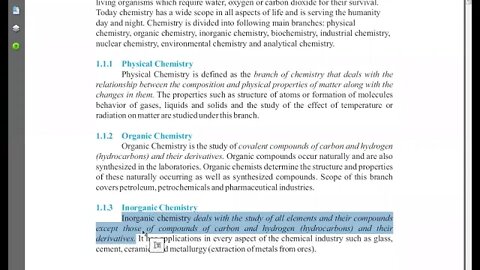 8th Chem Branches of chemistry Lec 1