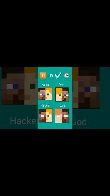 MINECRAFT: PAUSE NA HORA CERTA! #shorts