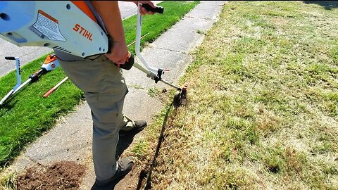 Overgrown Sidewalk Hasn't Been EDGED In 10 YEARS | Satisfying TRANSFORMATION