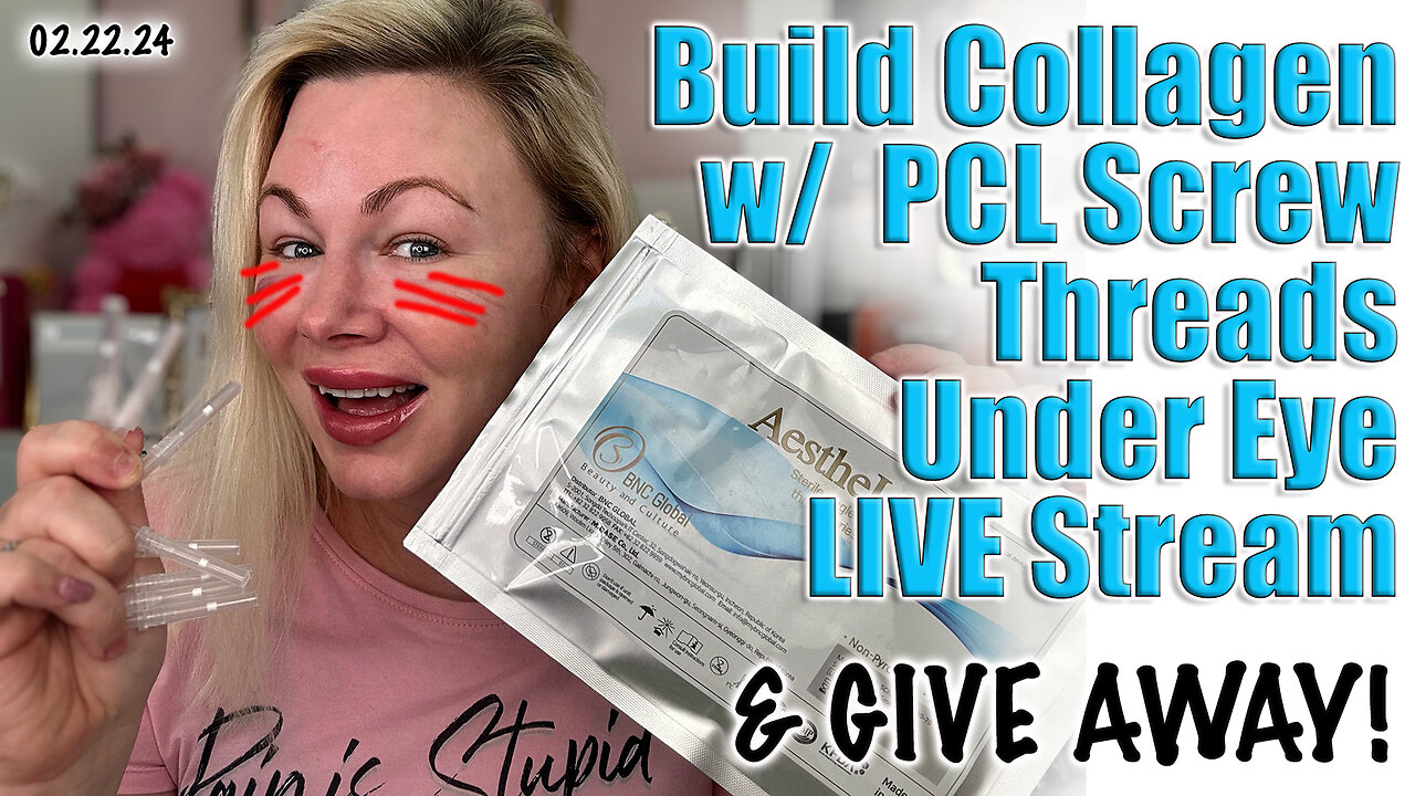 Live PCL Screw Threads Under Eyes and Giveaway! AceCosm | Code Jessica10 Saves you money