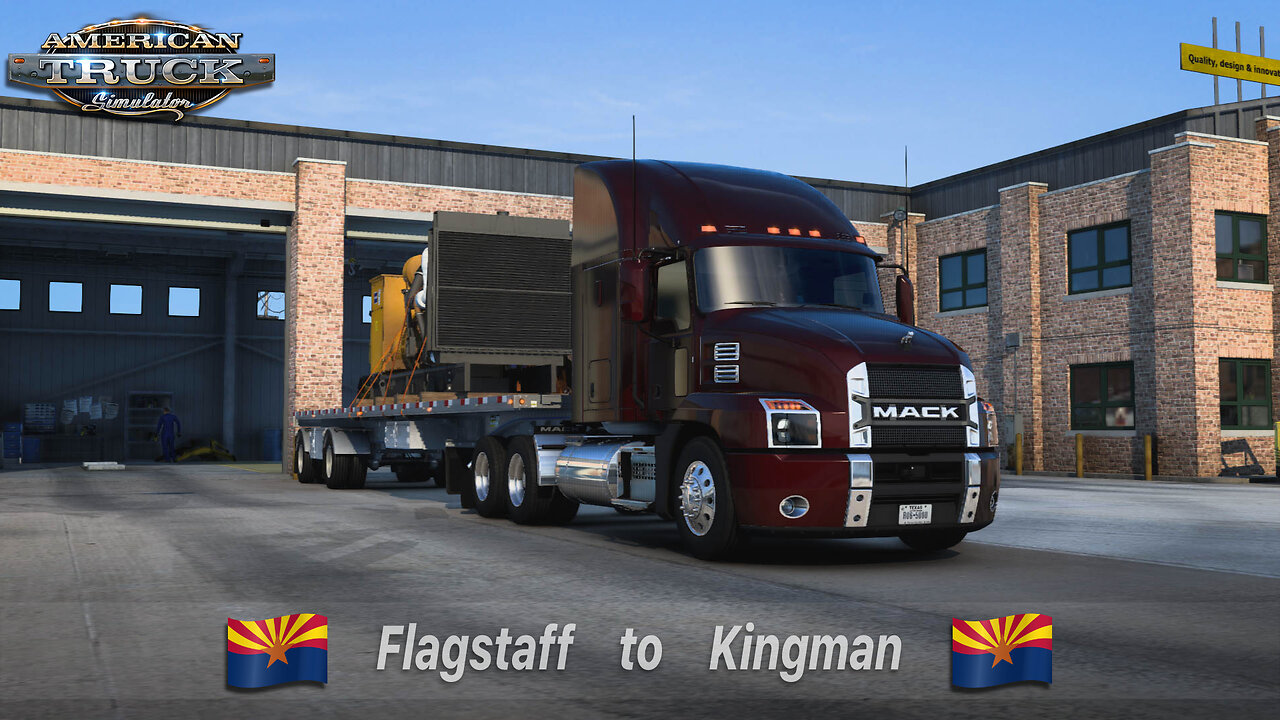 ATS | Mack Anthem | Flagstaff AZ to Kingman AZ | Generator Set 44,092lb