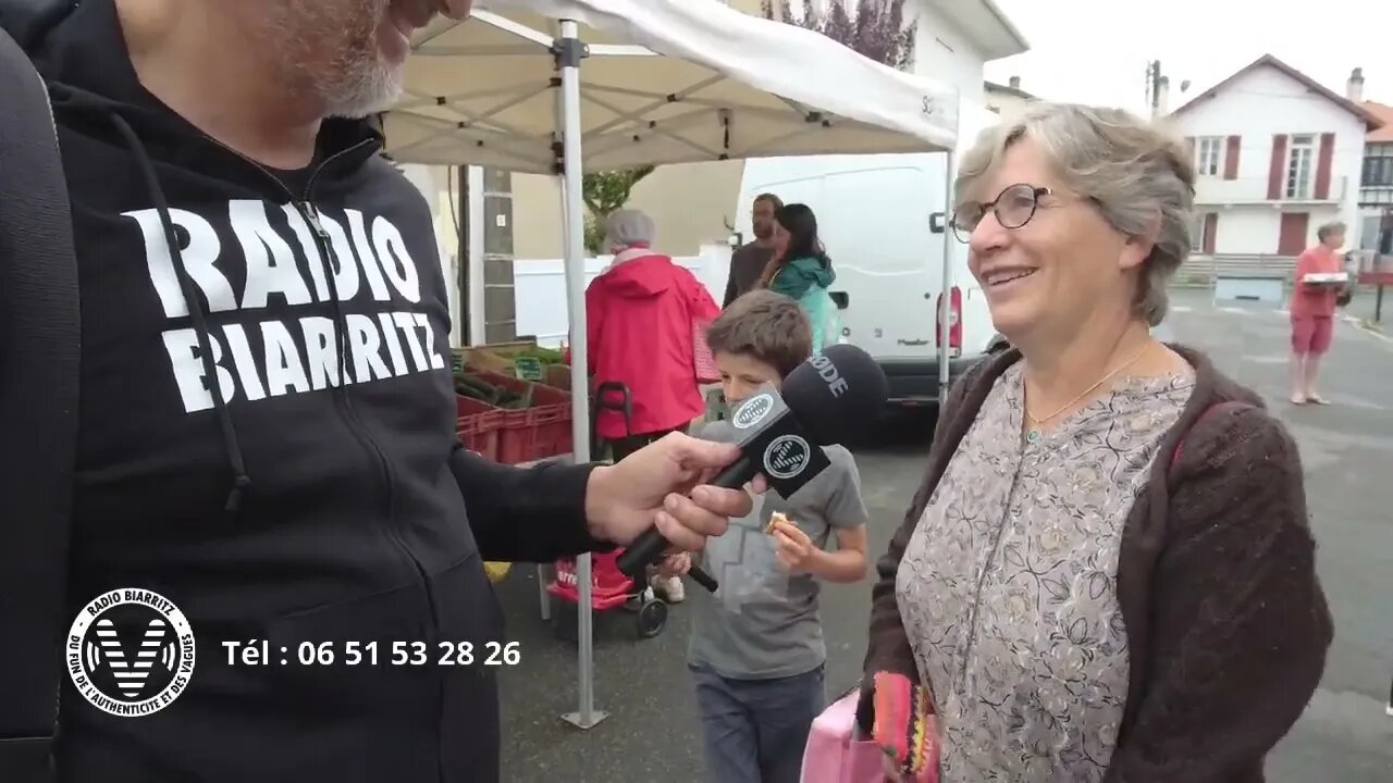 Maraicher et boulangerie - Marché de Saint-Martin Biarritz [ en direct 🔴]