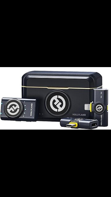 Hollyland Lark M2 Wireless Microphone, iPhone/Android/Camera/PC/Laptop Video Recording Streaming