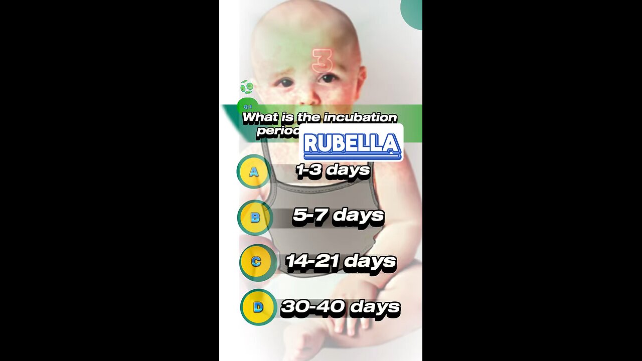 Rubella mcqs #rubellamcqs #viralinfection #rqshes #infantdisease