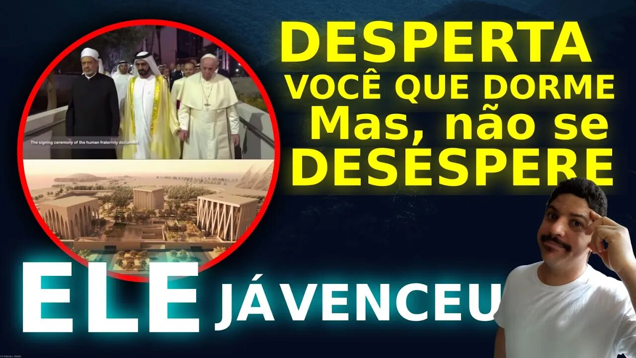 DESPERTA VOCÊ QUE DORME, MAS NÃO SE DESESPERE. ELE JÁ VENCEU.