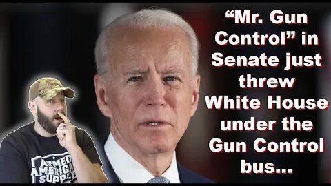 Gun Control Senator throws White House under the bus on Gun Control… Pressure is building...