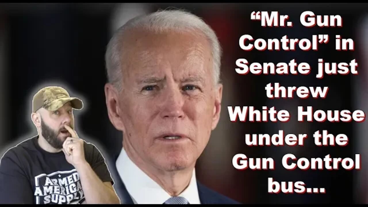 Gun Control Senator throws White House under the bus on Gun Control… Pressure is building...