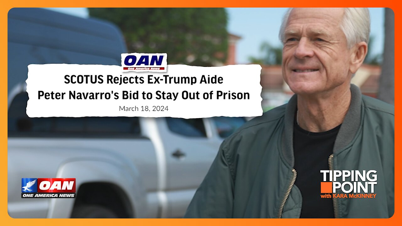 Peter Navarro Stands Tall as Prison Sentence Starts | TIPPING POINT 🟧